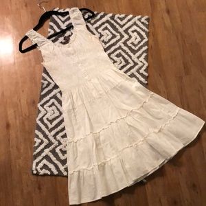 White Cotton Baby doll dress